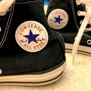 Black Converse high tops